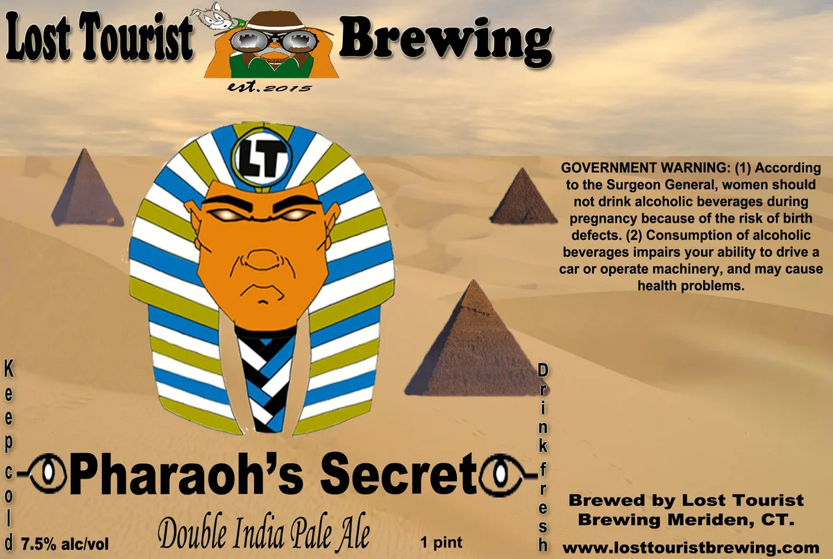 Pharaoh's Secret label