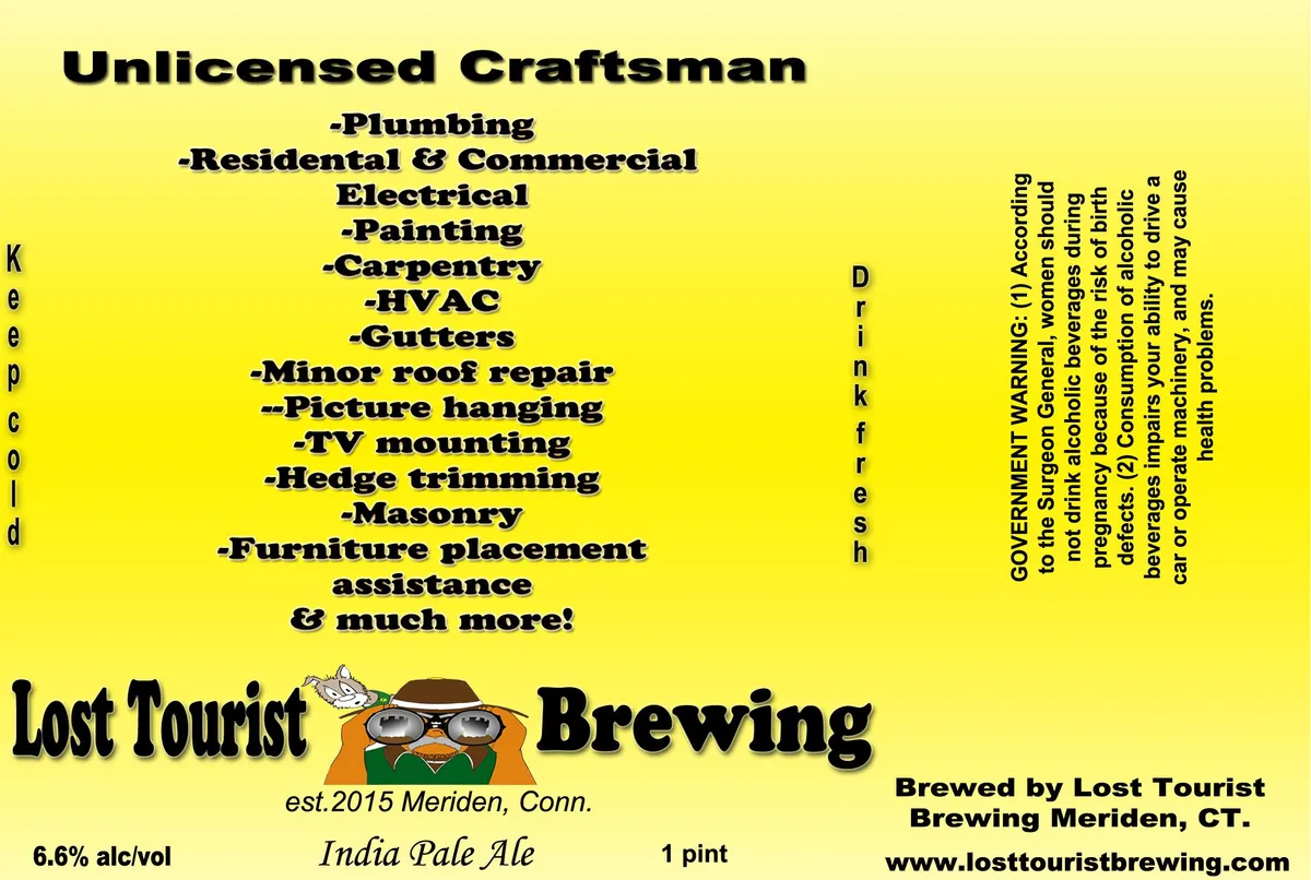Unlicensed Craftsman label