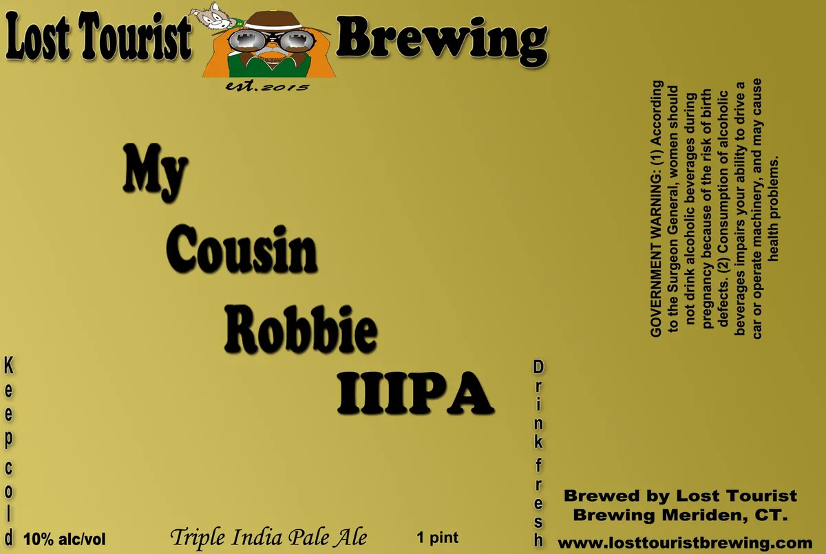 My Cousin Robbie IIIPA label