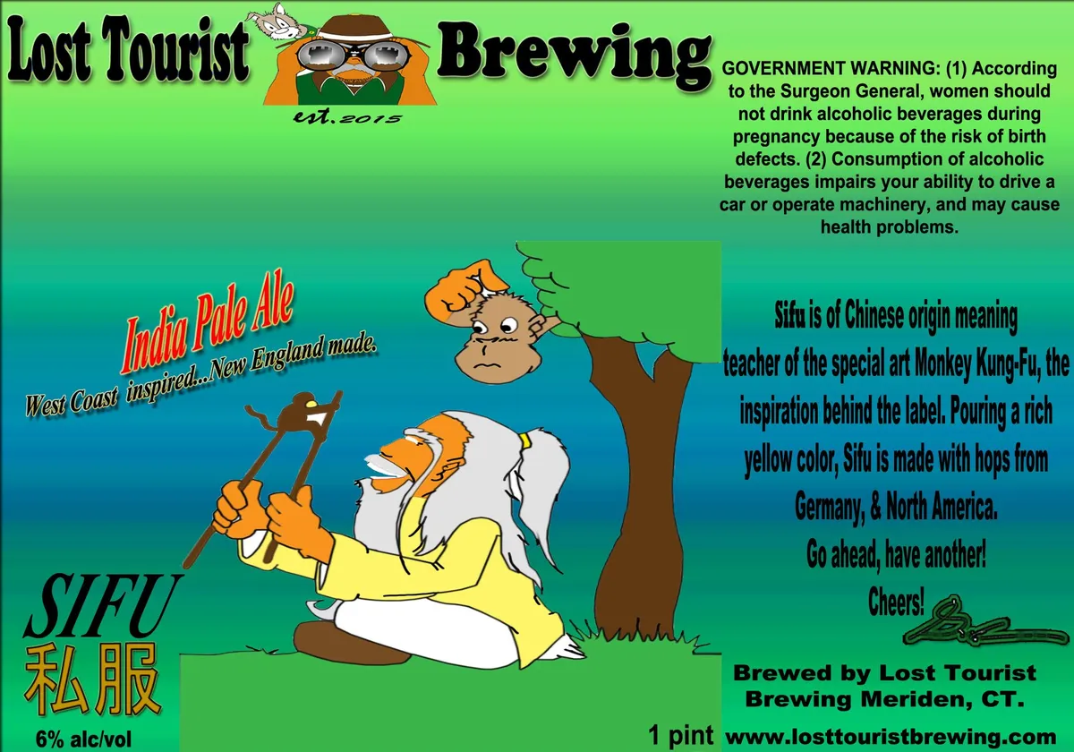 Sifu India Pale Ale label