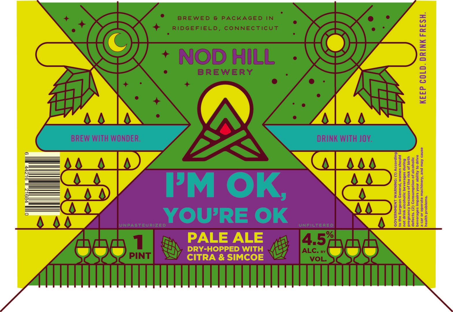 I'm OK, You're OK — full label as filed with TTB