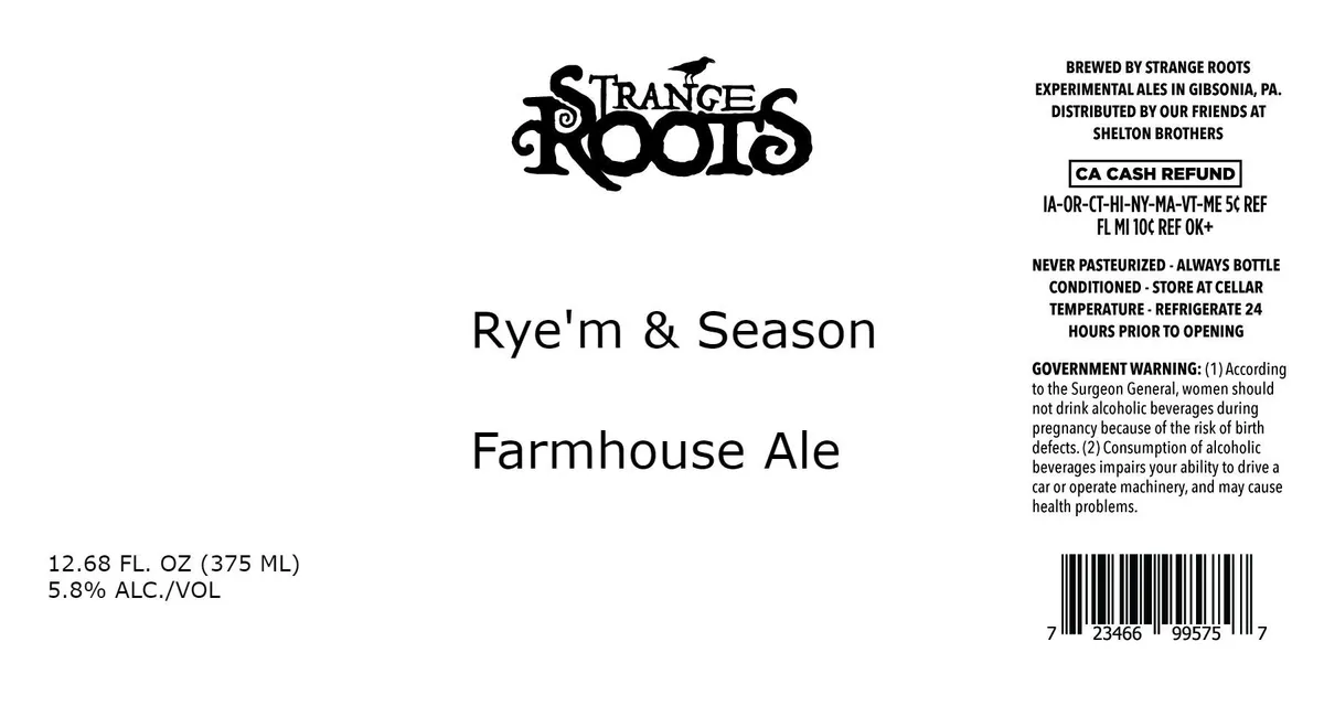 Rye'm & Season label