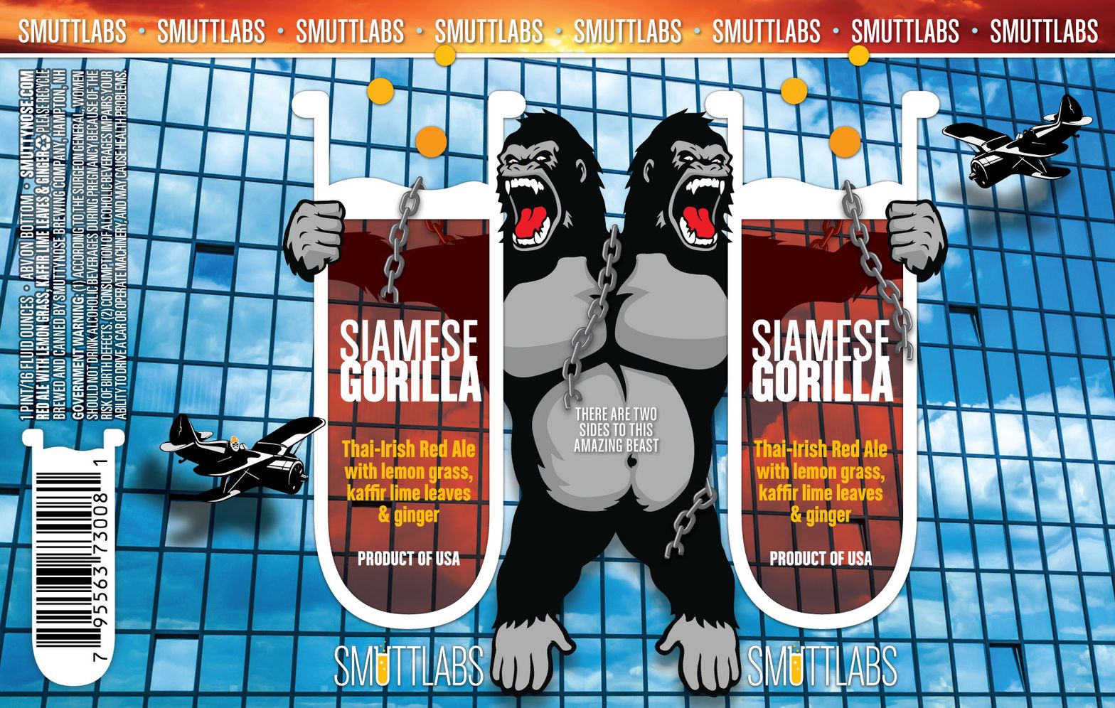 Siamese Gorilla — full label as filed with TTB