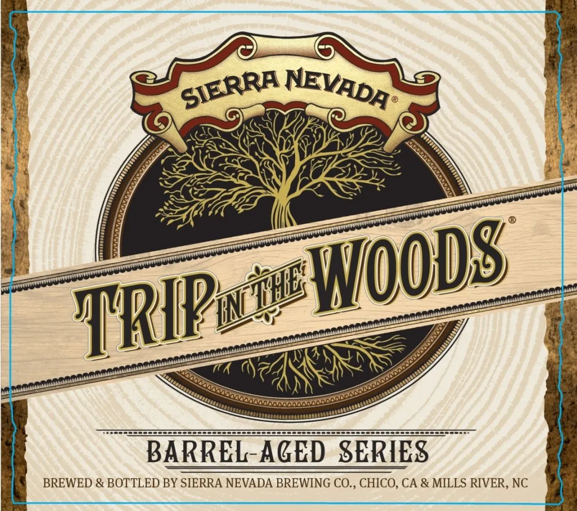 Rum-Barrel-Aged Quad label art — SIERRA NEVADA