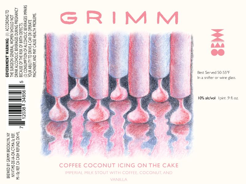 Coffee Coconut Icing On The Cake — full label as filed with TTB