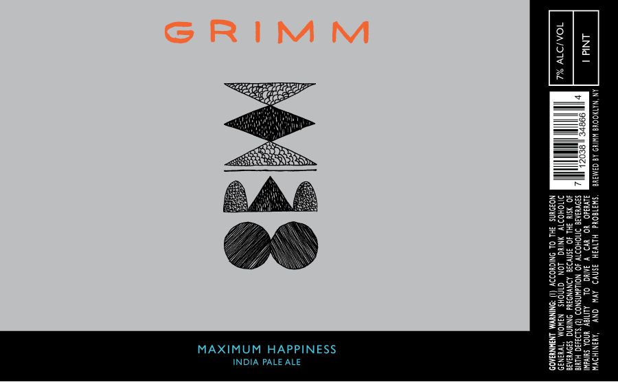 Maximum Happiness — full label as filed with TTB