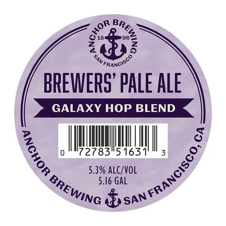 Brewers' Pale Ale Galaxy Hop Blend label
