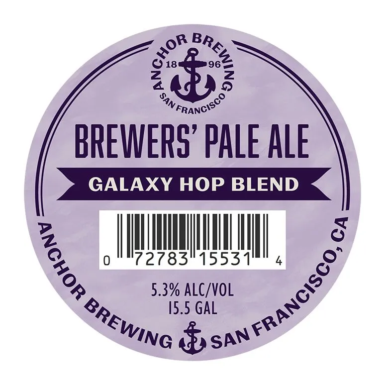 Brewers' Pale Ale Galaxy Hop Blend label