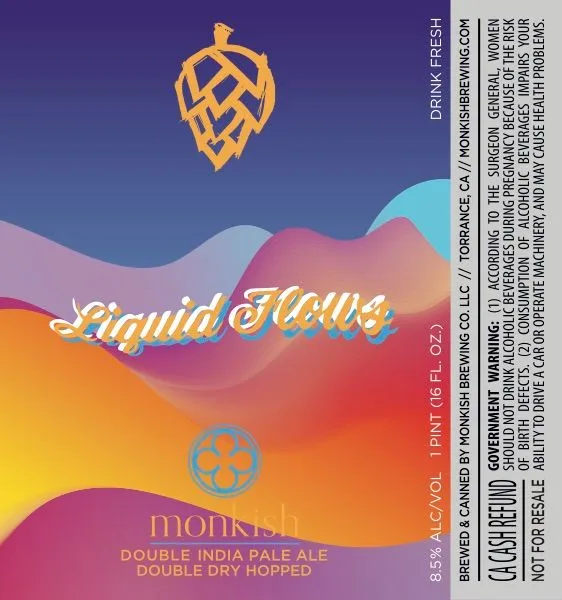 Liquid Flows label