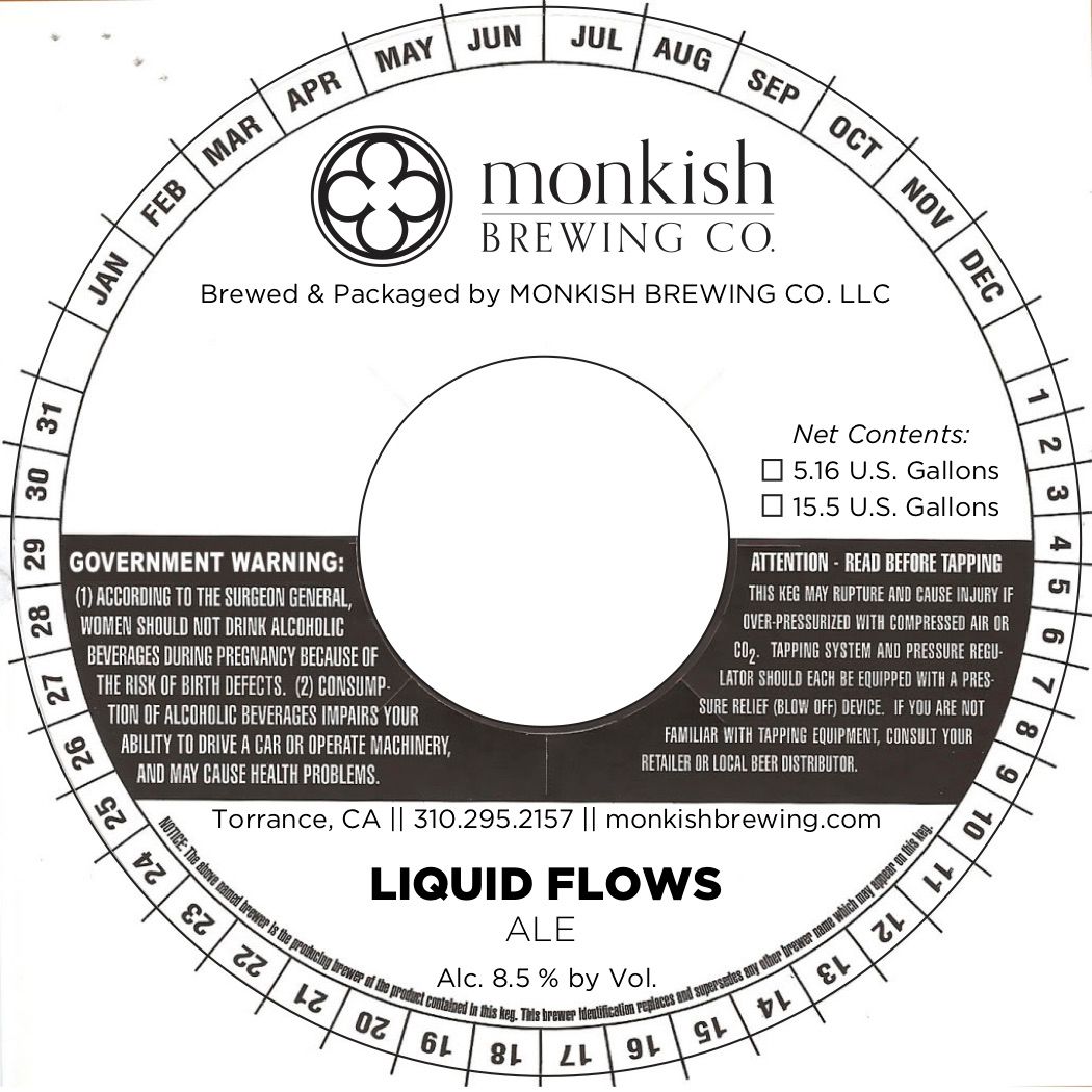 Liquid Flows — full label as filed with TTB