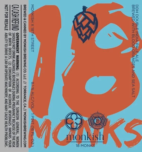 18 Monks label