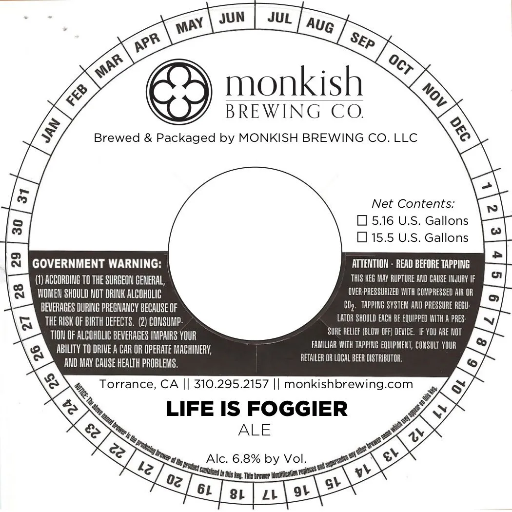 Life Is Foggier label