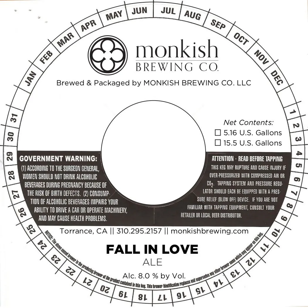 Fall In Love label