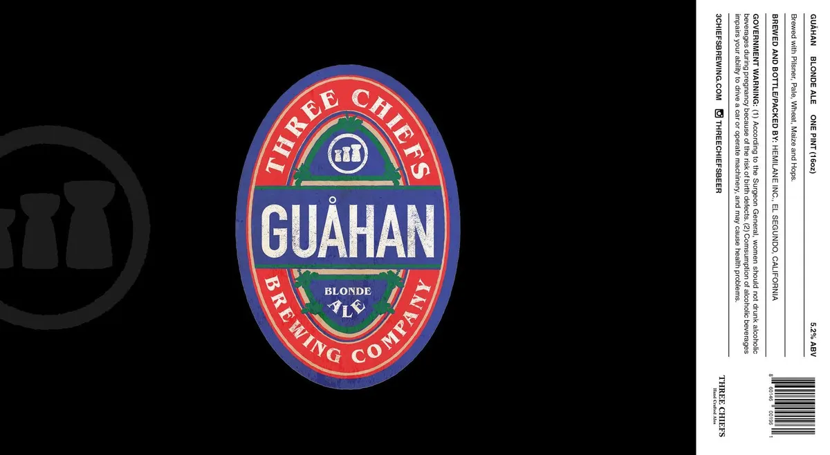 Guåhan Blonde Ale label