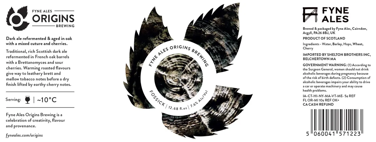 Fossick label
