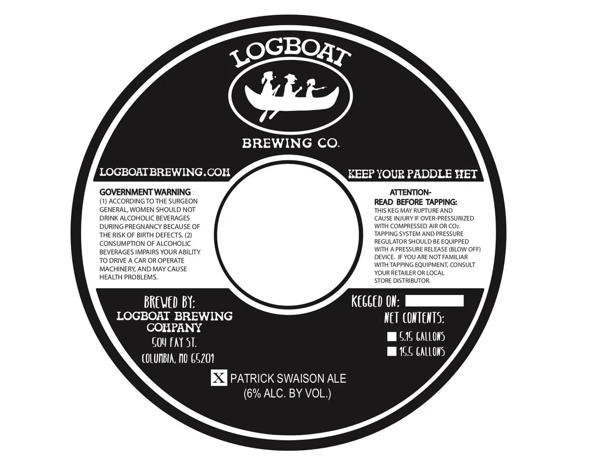Patrick Swaison Ale label