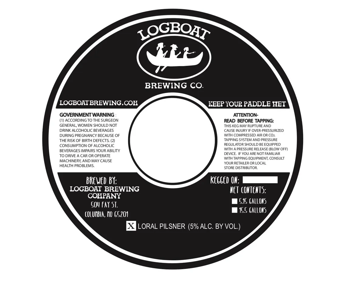 Loral Pilsner label