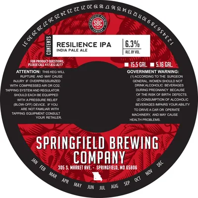 Resilience IPA label