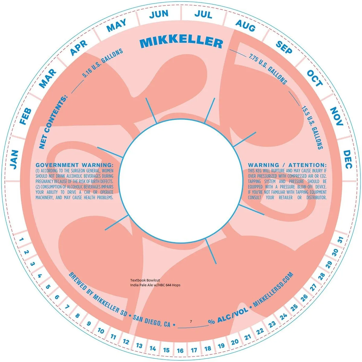 Textbook Bowlcut label art — MIKKELLER