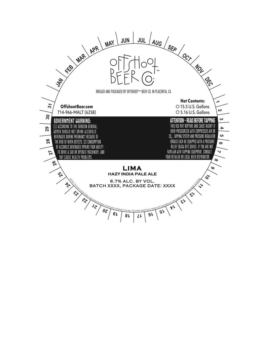 Lima label