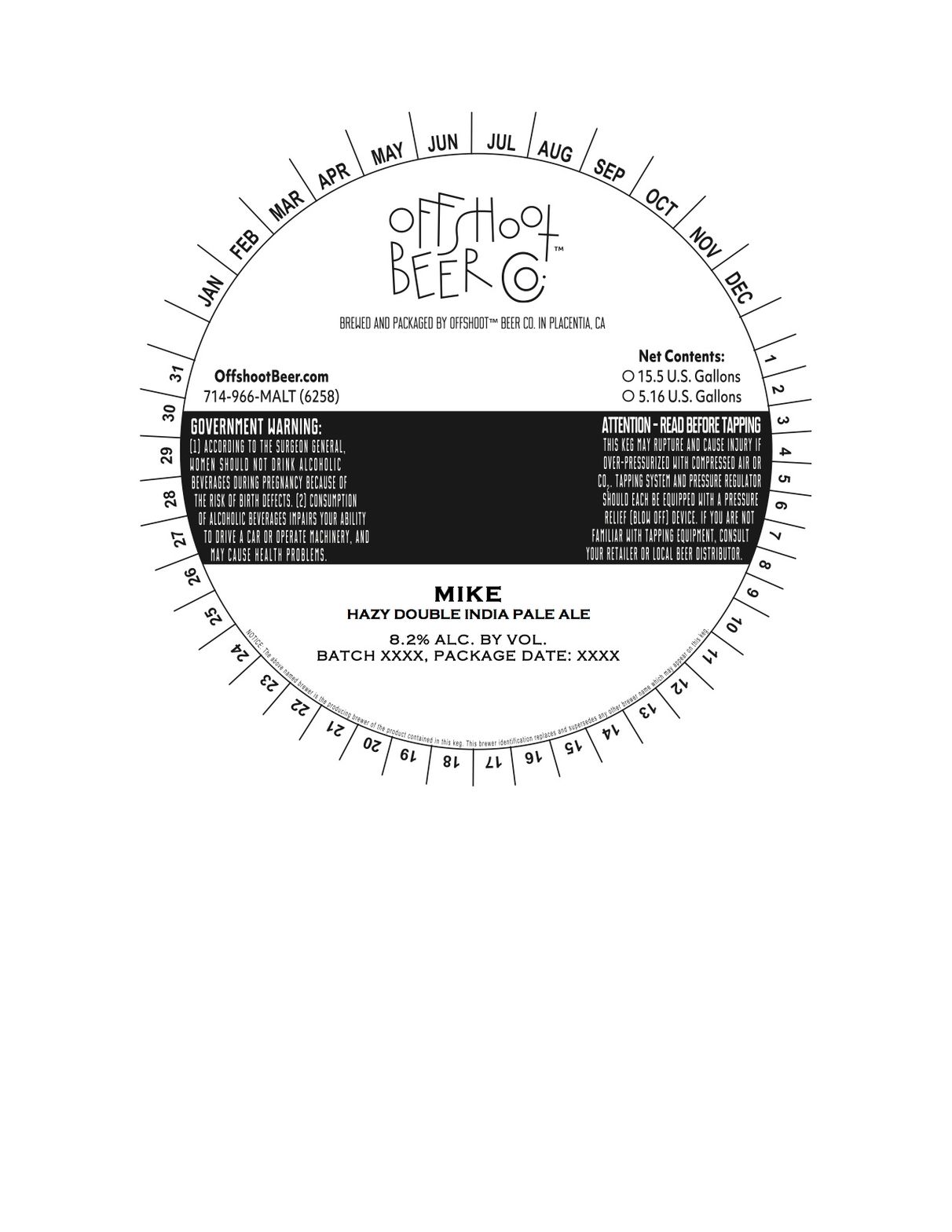 Mike — full label as filed with TTB