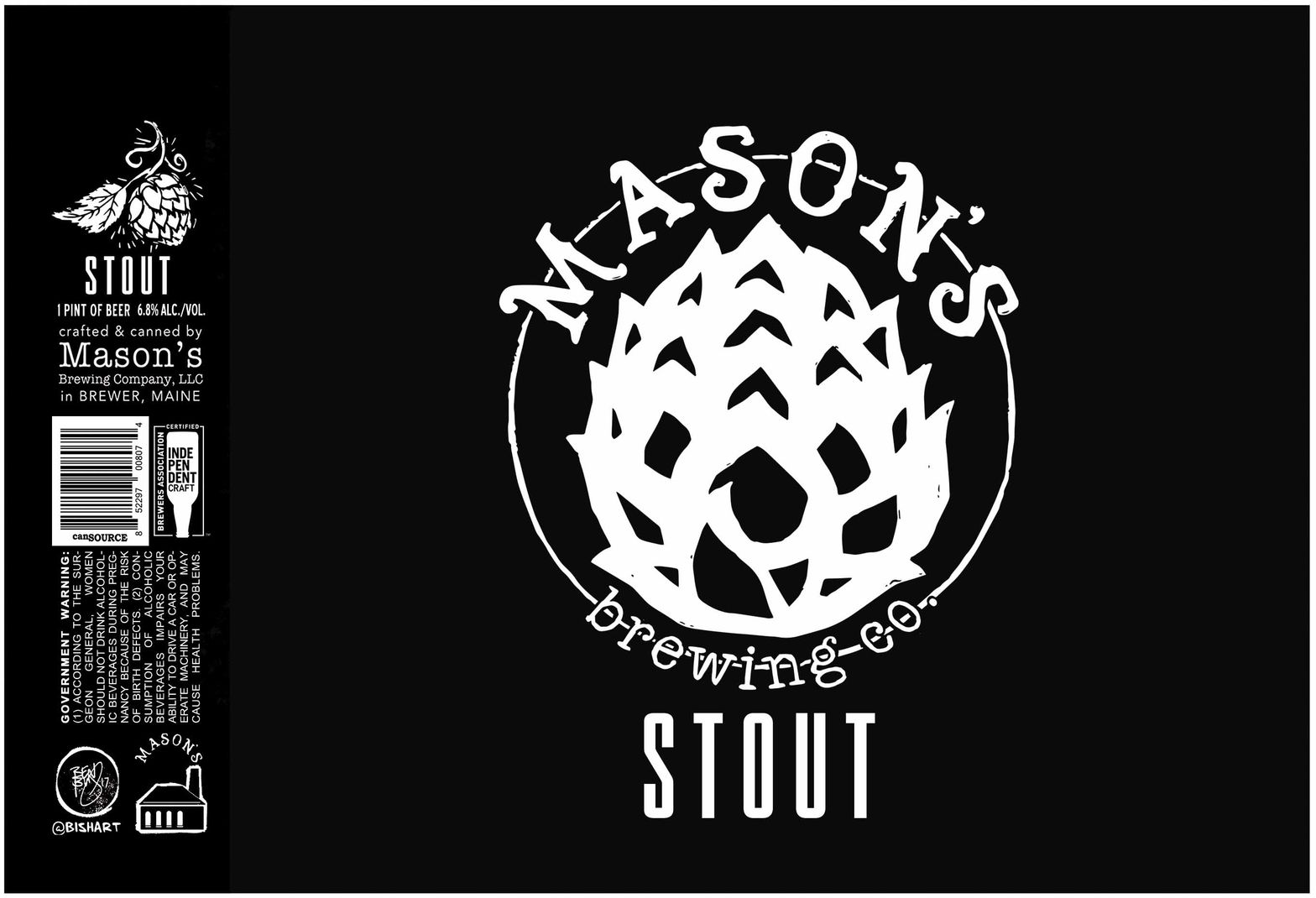Stout — full label as filed with TTB