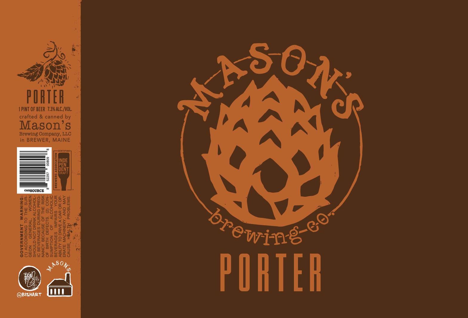 Porter — full label as filed with TTB