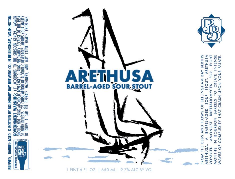 Arethusa — full label as filed with TTB