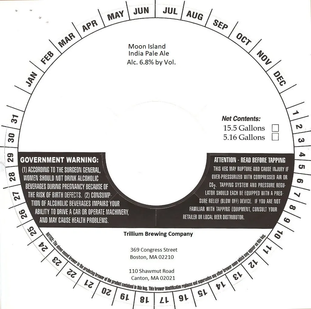 Moon Island label