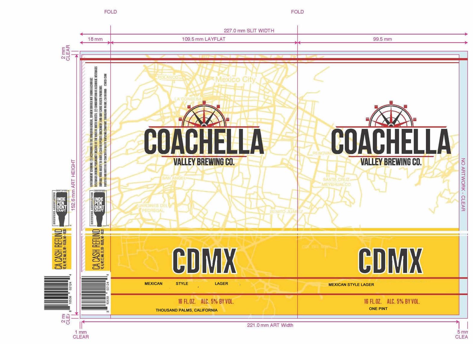 CDMX — full label as filed with TTB