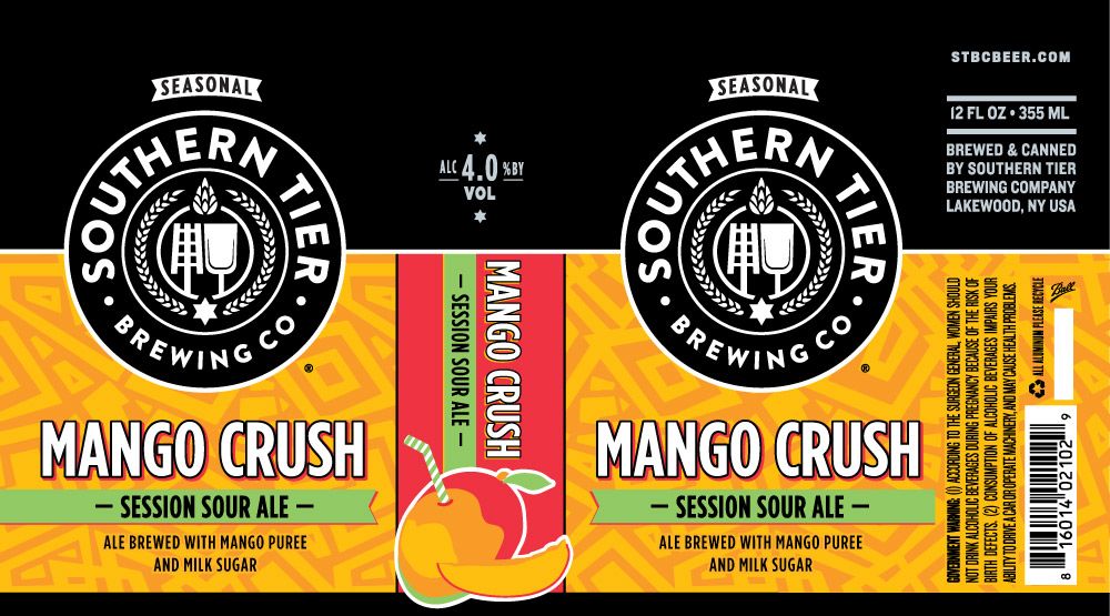 Mango Crush — full label as filed with TTB