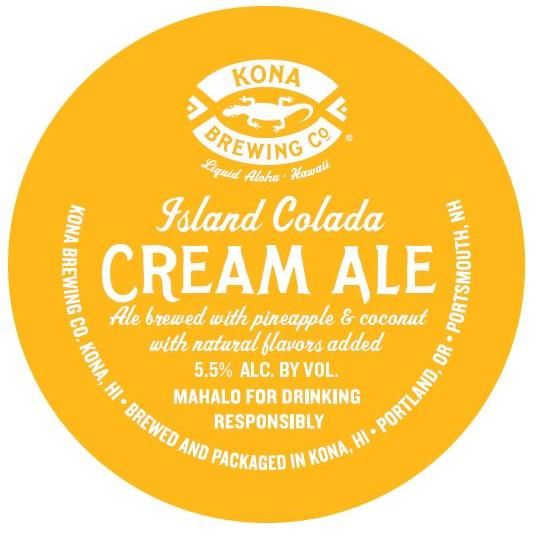 Island Colada — full label as filed with TTB