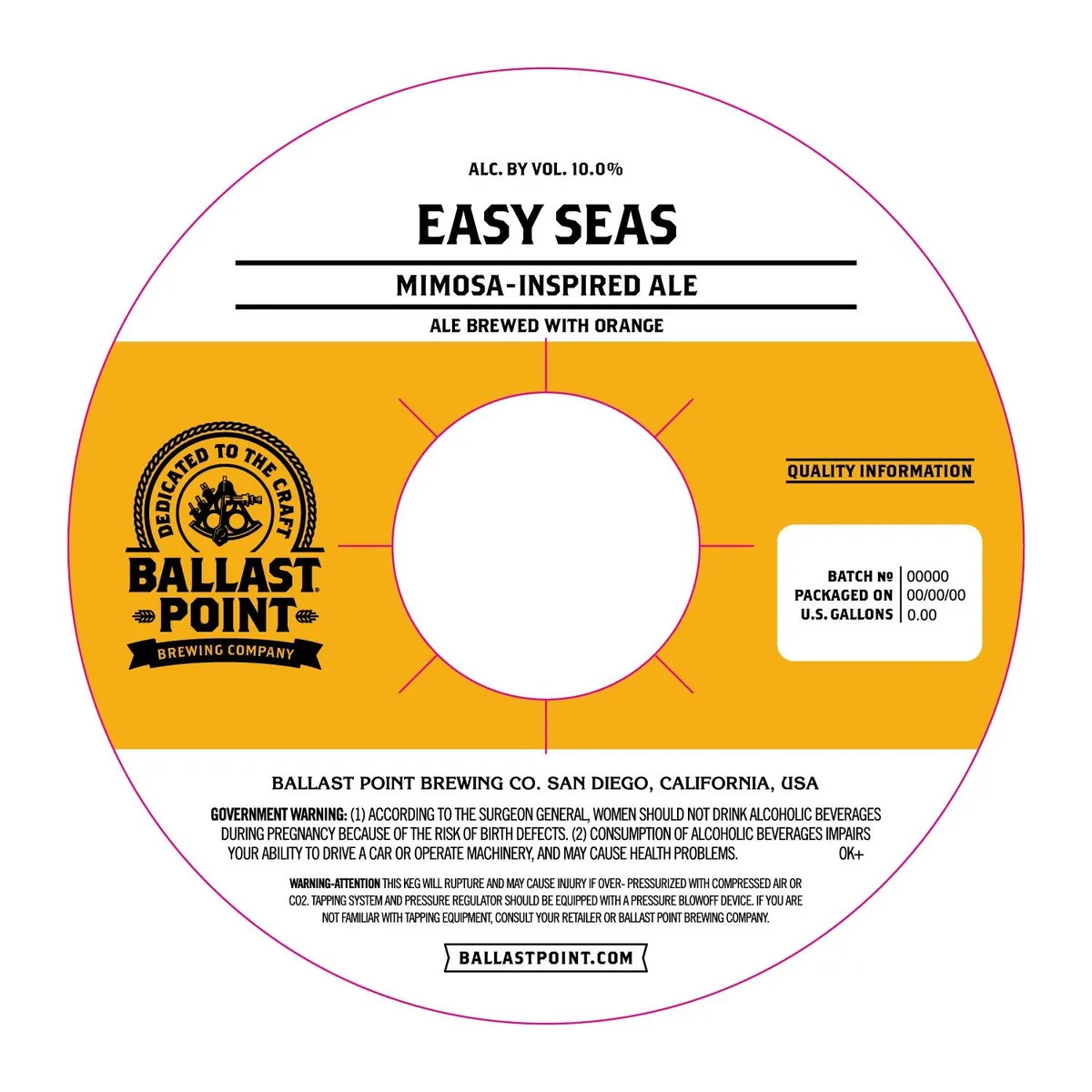 Easy Seas label