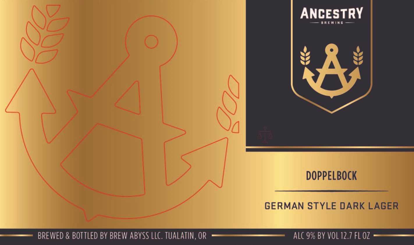 Doppelbock — full label as filed with TTB