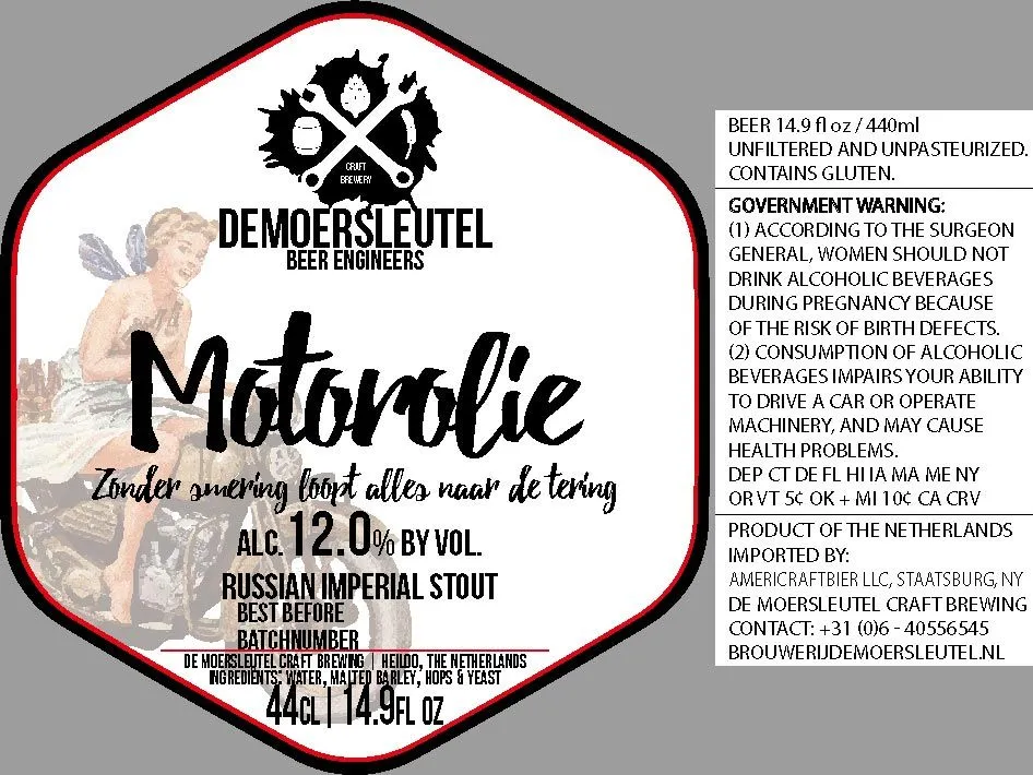 Motorolie label