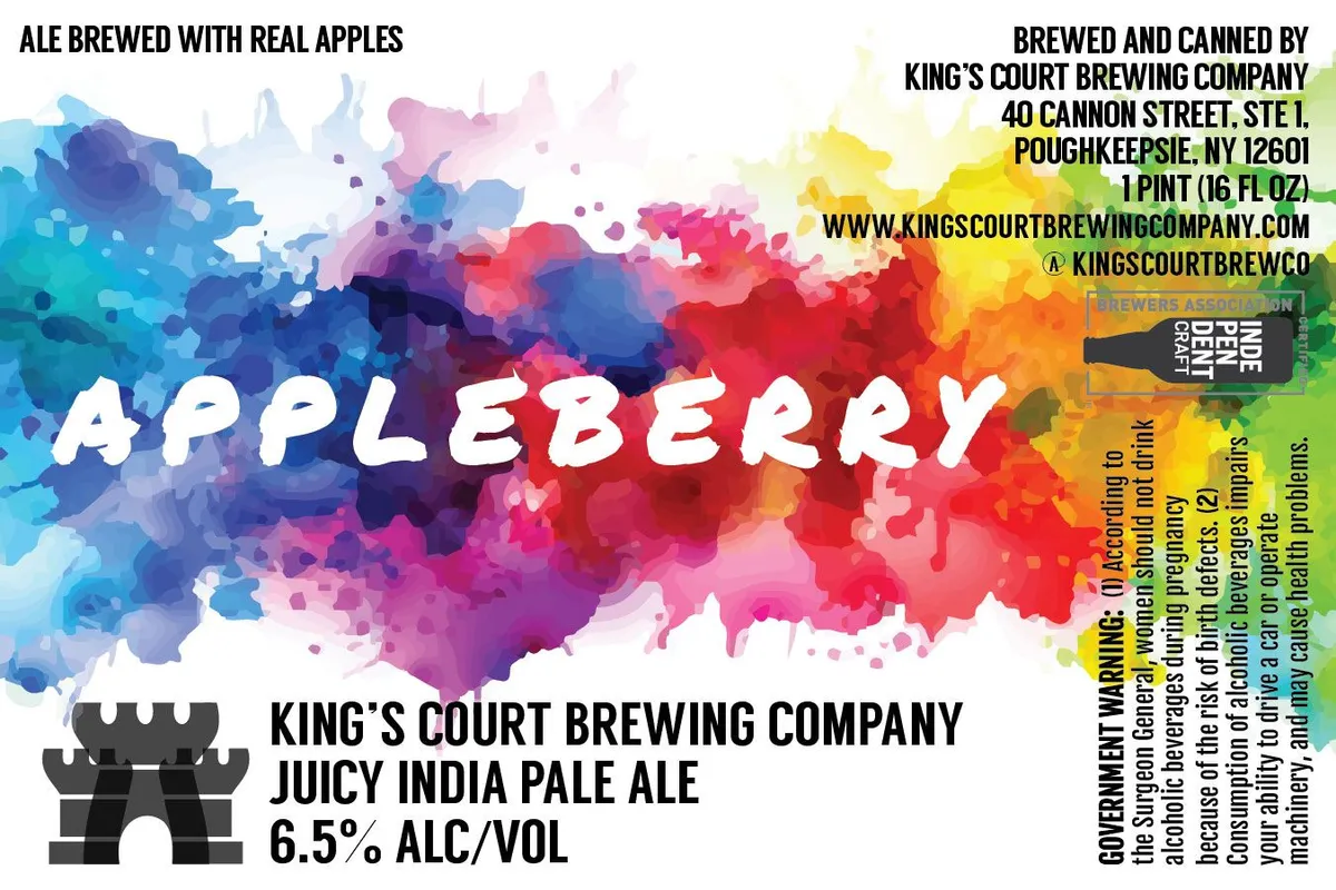 Appleberry label