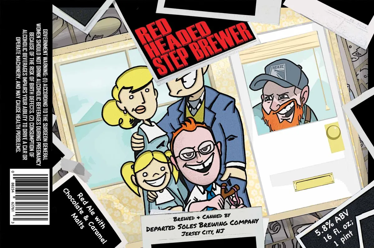 Red Headed Step Brewer label