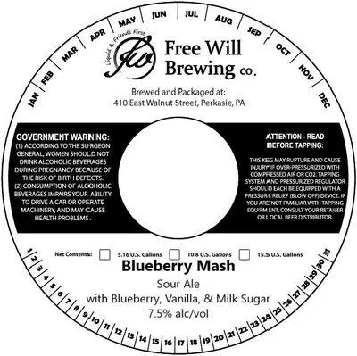 Blueberry Mash label