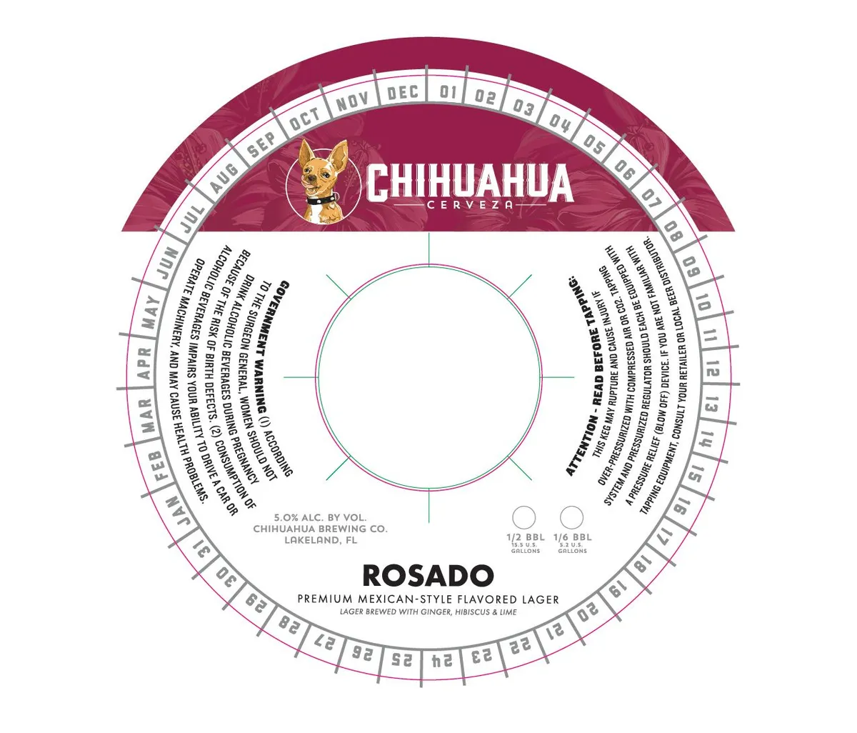 Rosado label art — ROSADO