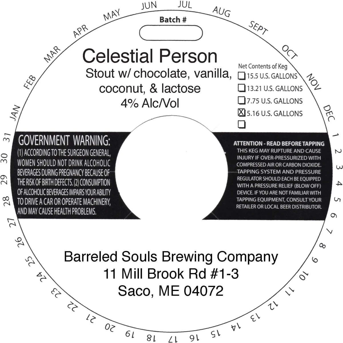 Celestial Person label