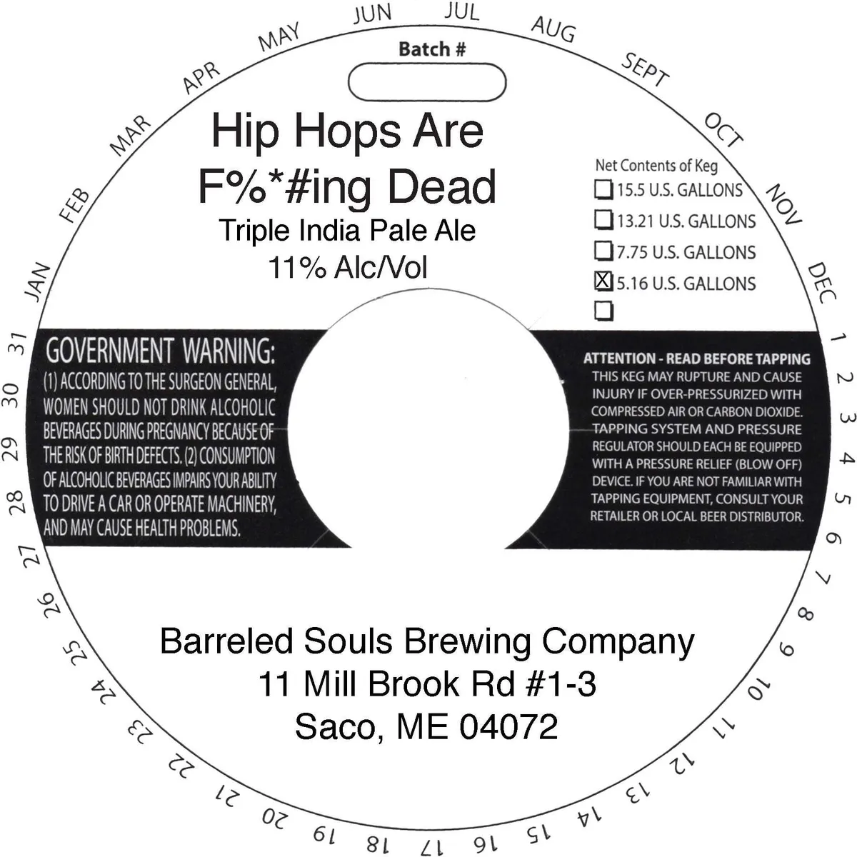 Hip Hops Are F%*#ing Dead label