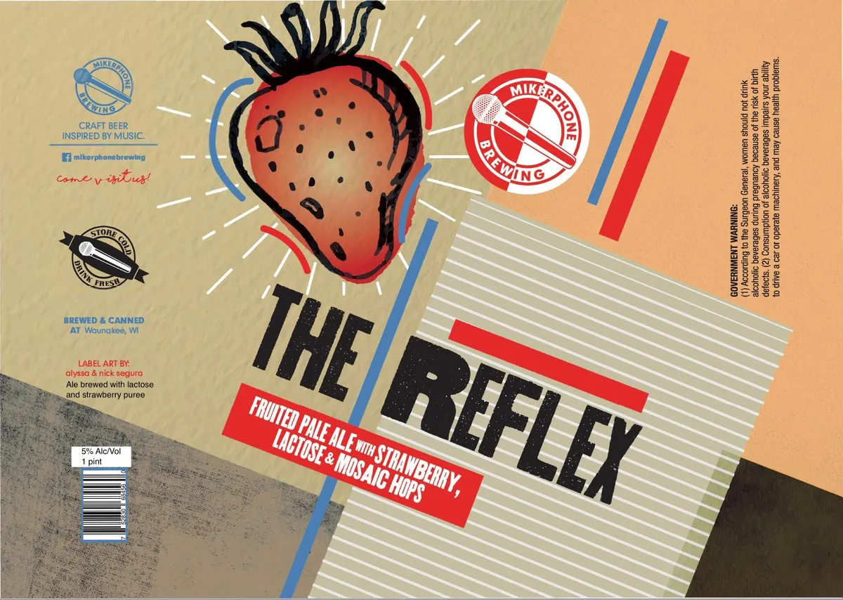 The Reflex label art — THE REFLEX