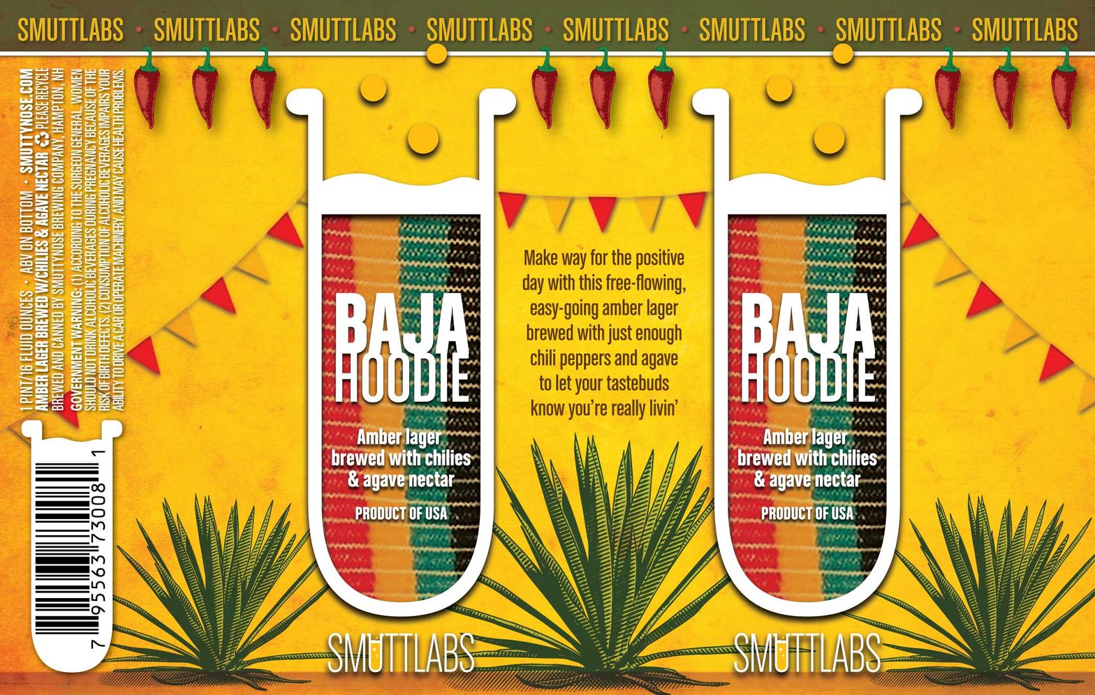 Baja Hoodie — full label as filed with TTB