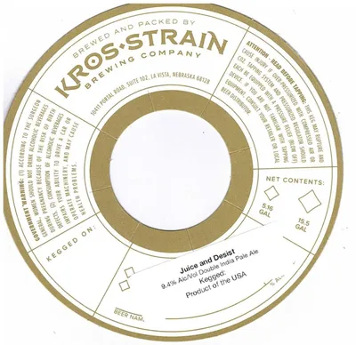 Juice and Desist label