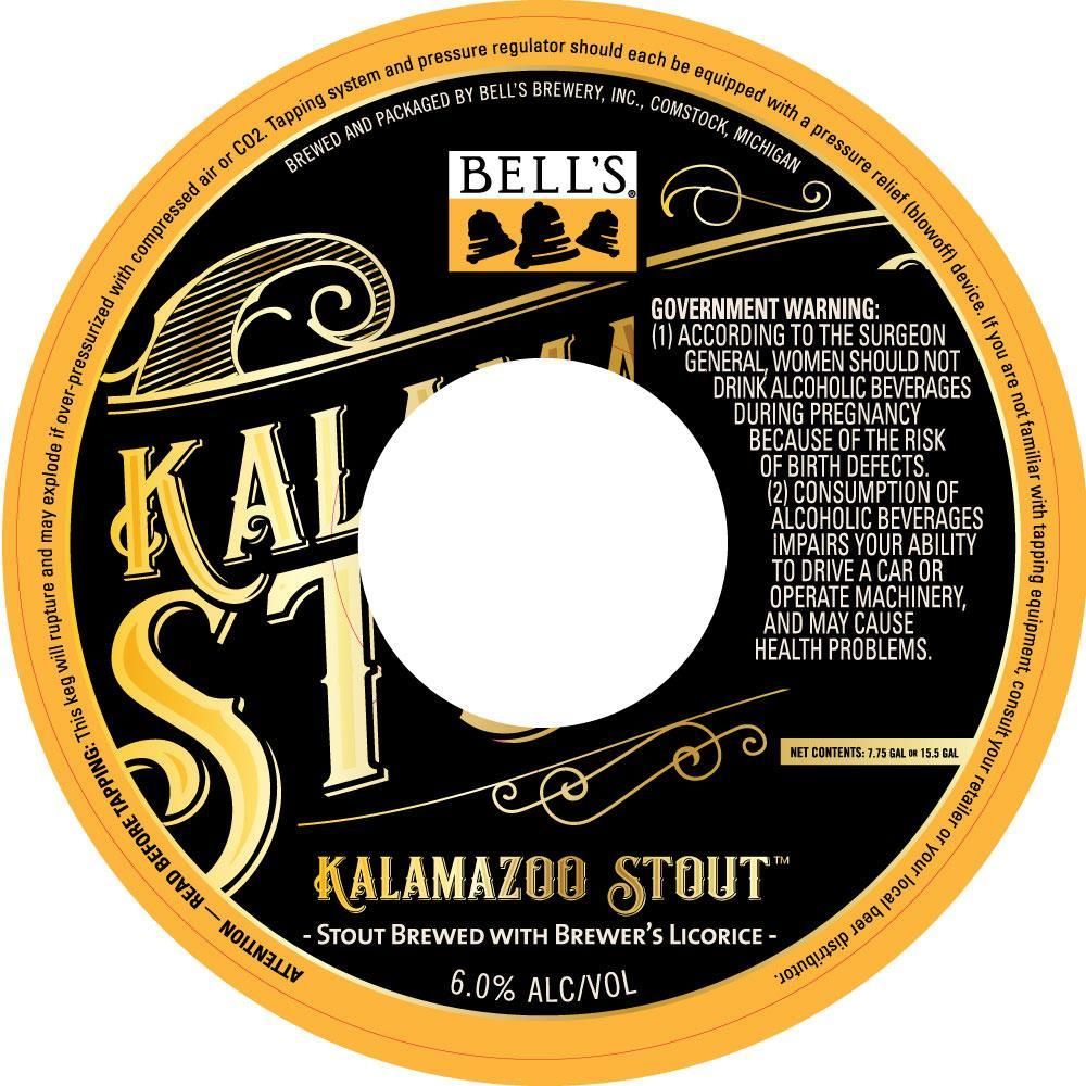 Kalamazoo Stout — full label as filed with TTB