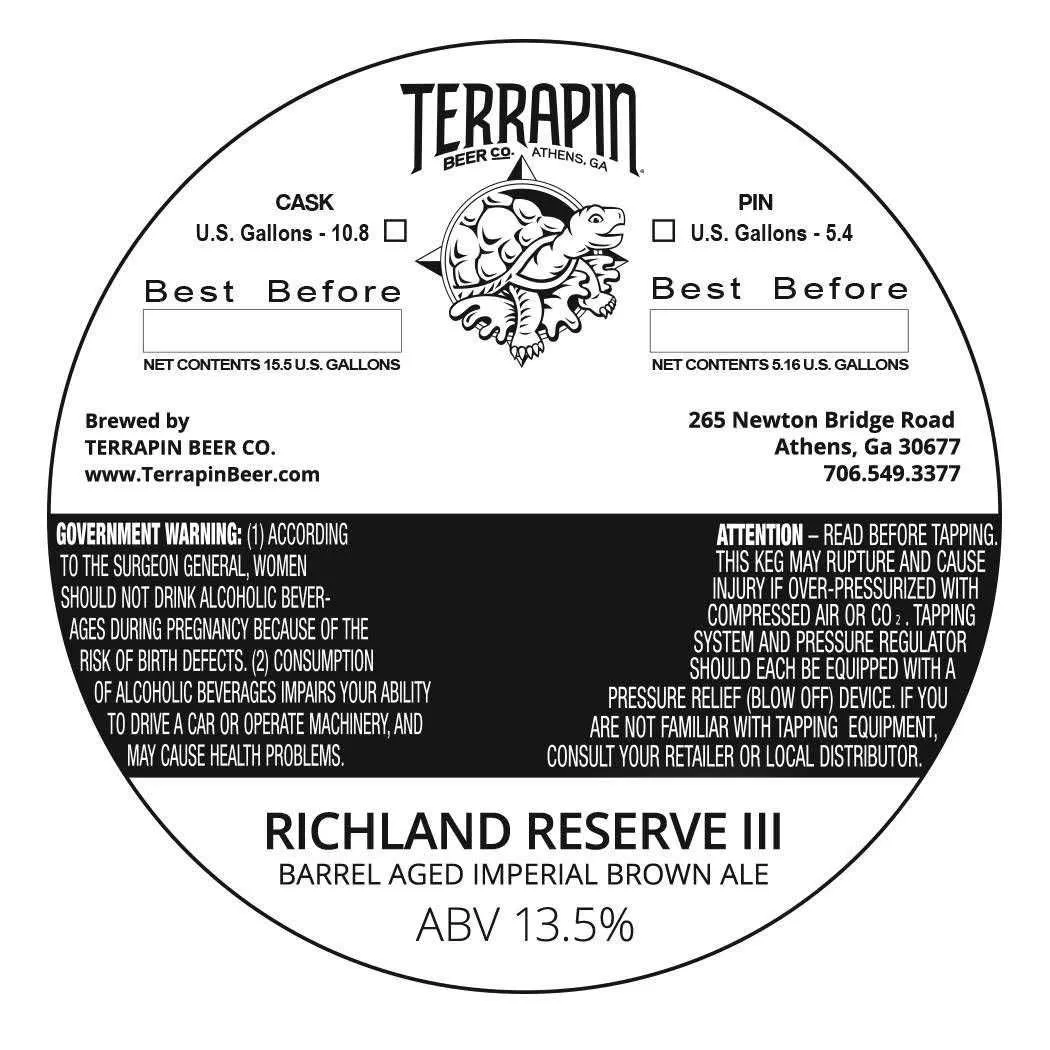 Richland Reserve III label
