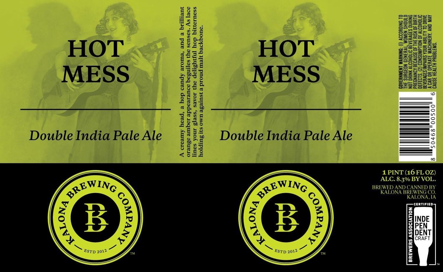 Hot Mess — full label as filed with TTB