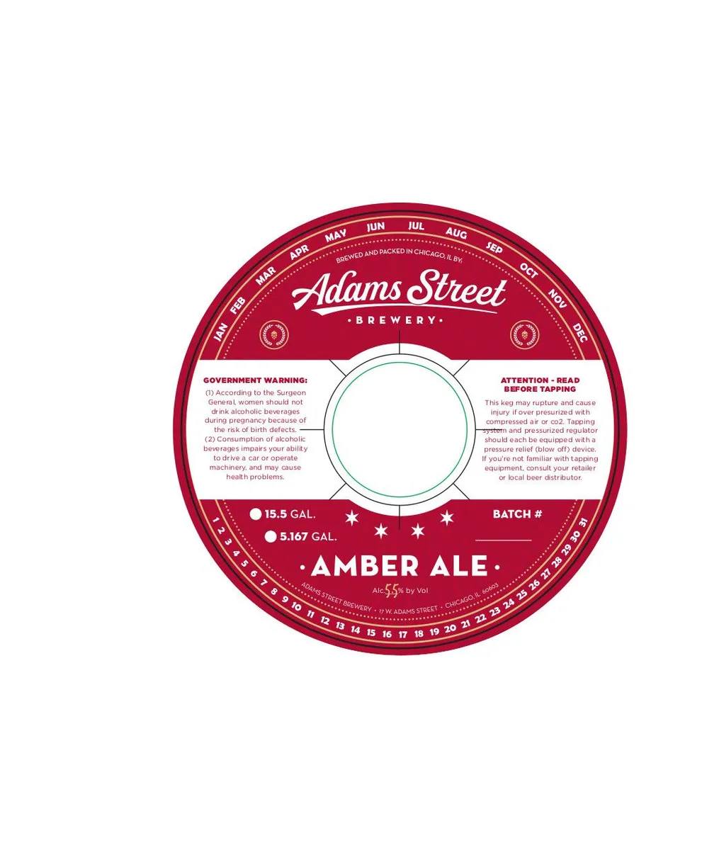 Amber Ale label