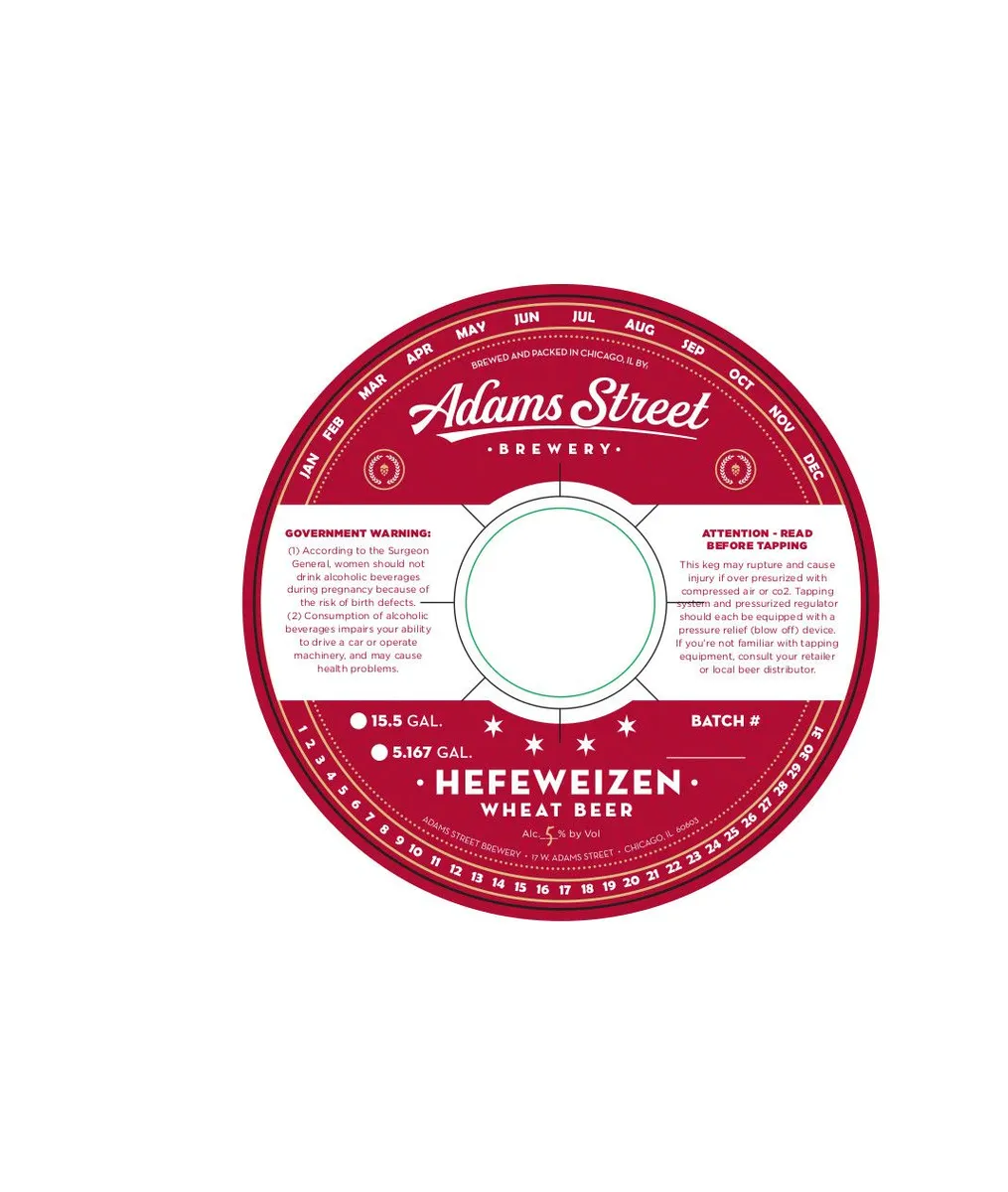 Hefeweizen label