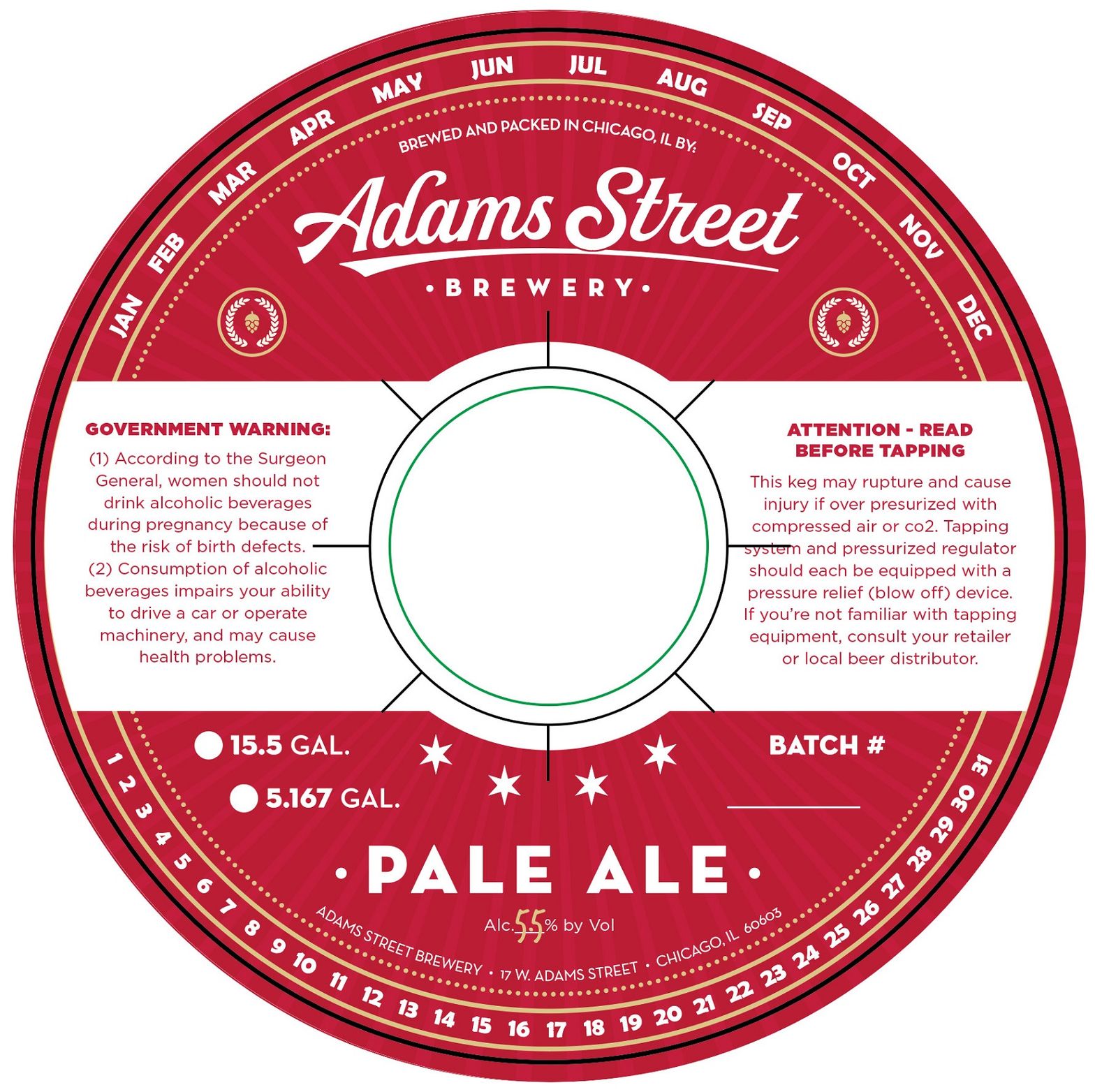 Pale Ale — full label as filed with TTB